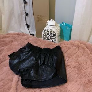 Leather shorts touched by Post Malone!!!!!!!!